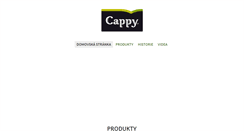 Desktop Screenshot of cappy.cz