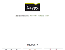Tablet Screenshot of cappy.cz